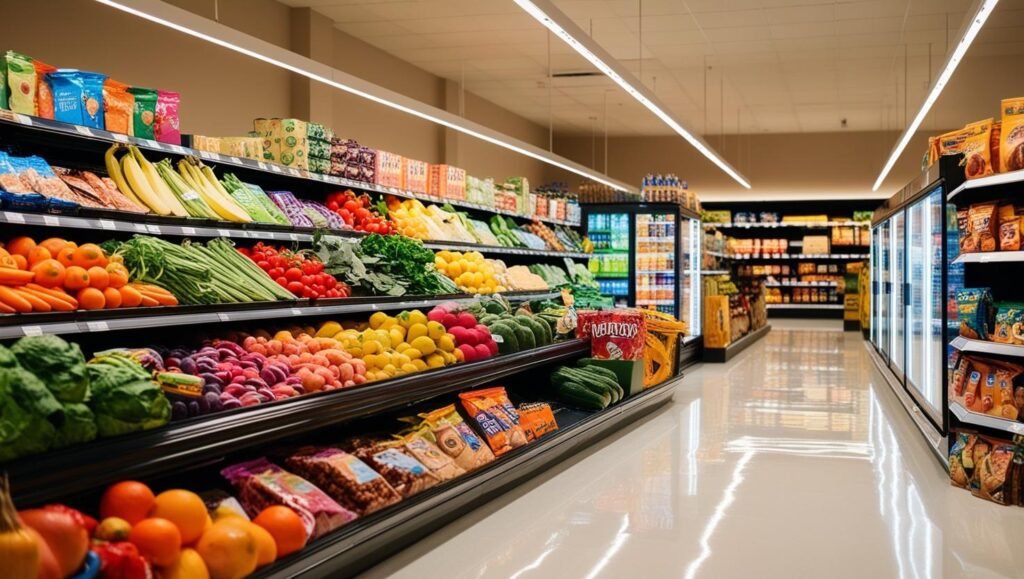 pasillo de supermercado
